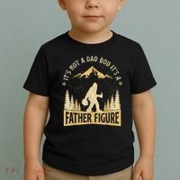 Funny Father's Day It's Not a Dad Bod It's a Father Figure Toddler T-Shirt thumb 2
