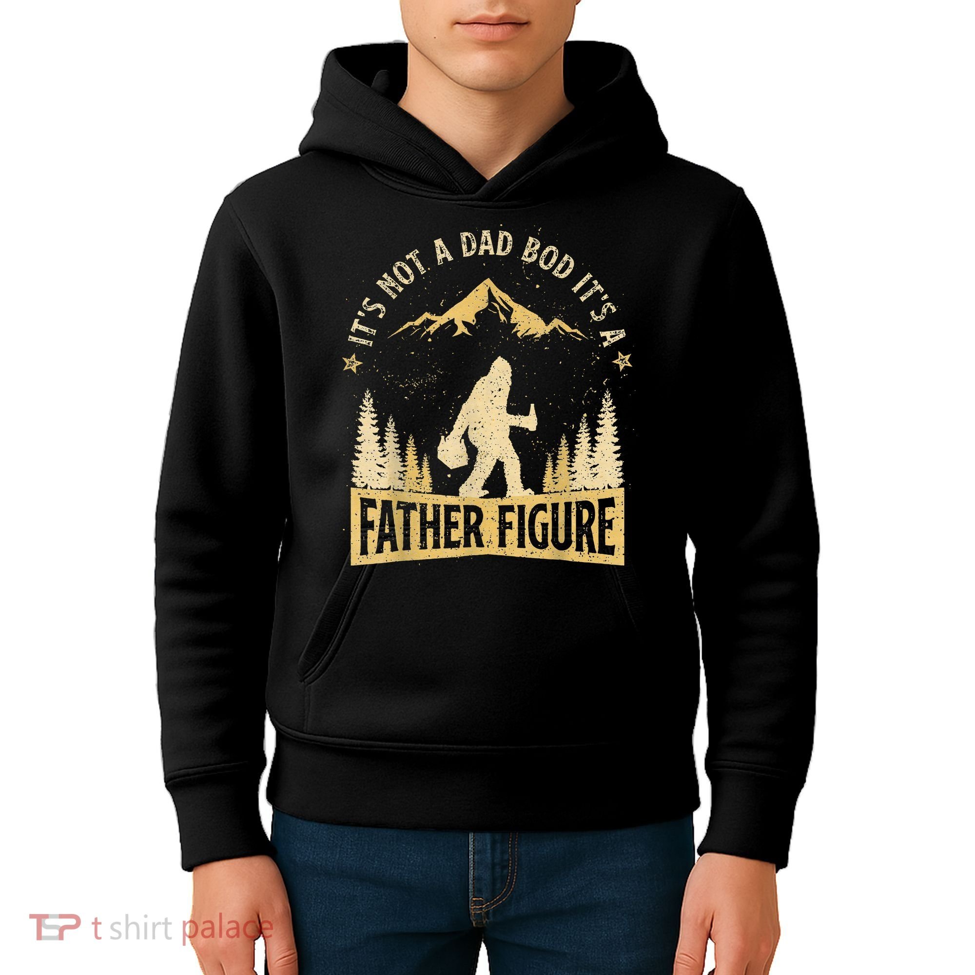 Funny Father's Day It's Not a Dad Bod It's a Father Figure Kids Hoodie
