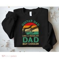 Funny Fathers Day Guitar Dad For Guitarist Music Lover Dad Sweatshirt thumb 2
