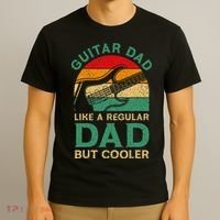Funny Fathers Day Guitar Dad For Guitarist Music Lover Dad T-Shirt thumb 3