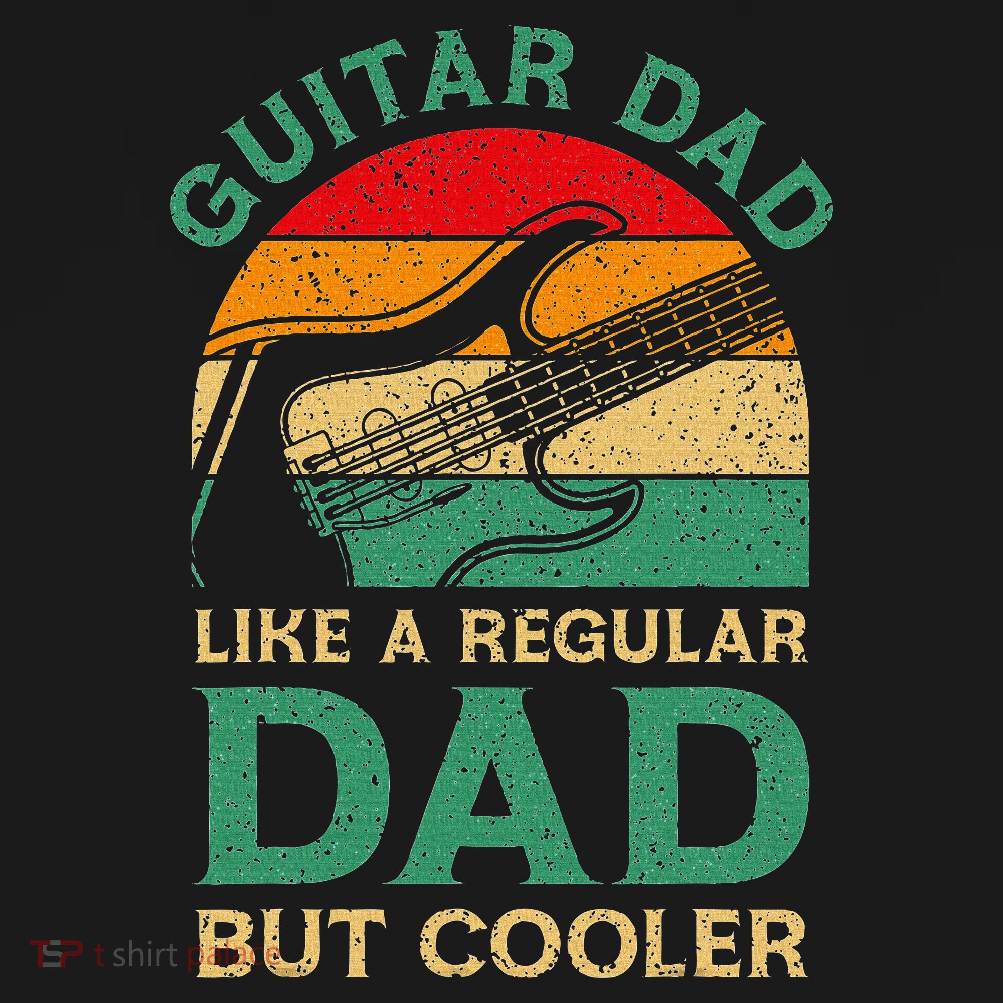Funny Fathers Day Guitar Dad For Guitarist Music Lover Dad Coaster