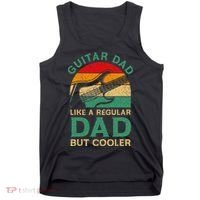 Funny Fathers Day Guitar Dad For Guitarist Music Lover Dad Tank Top thumb 0