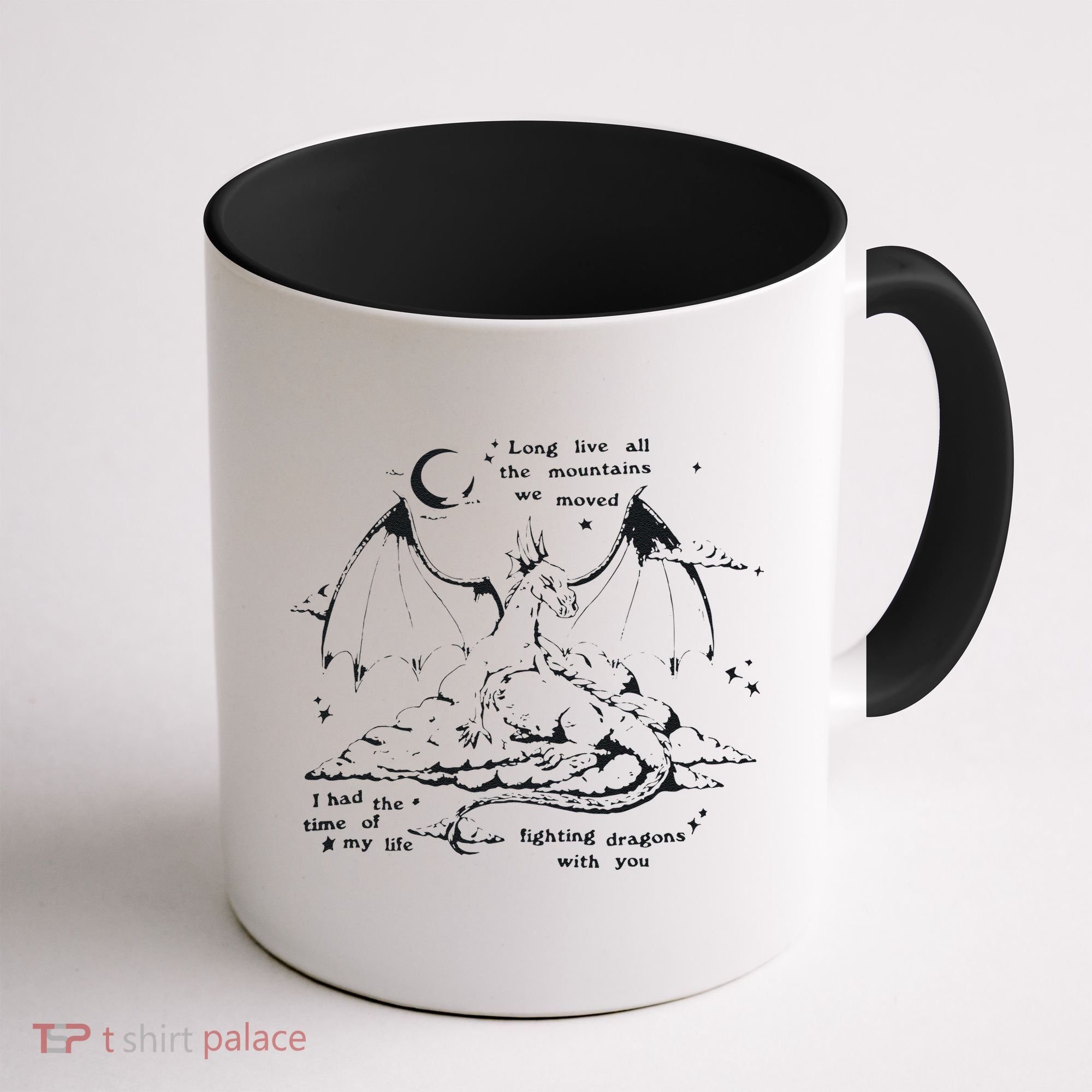 Funny Fighting Dragons With You Speak Now Coffee Mug