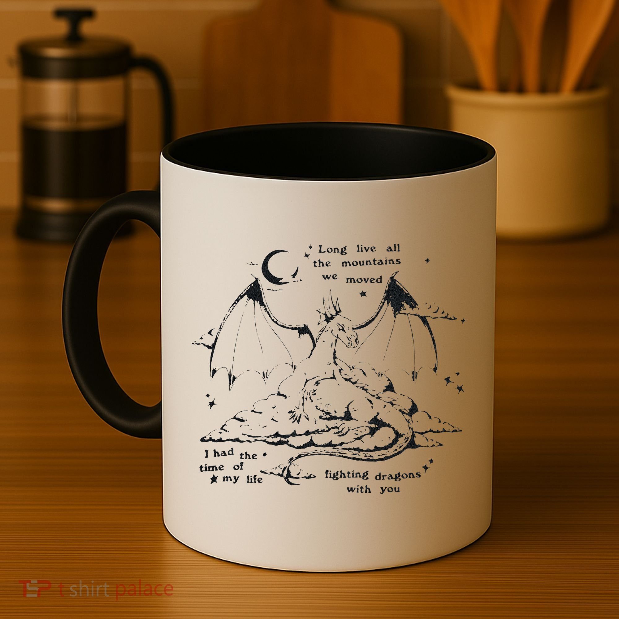 Funny Fighting Dragons With You Speak Now Coffee Mug