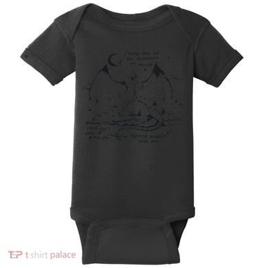 Funny Fighting Dragons With You Speak Now Baby Bodysuit