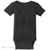 Funny Fighting Dragons With You Speak Now Baby Bodysuit thumb 0