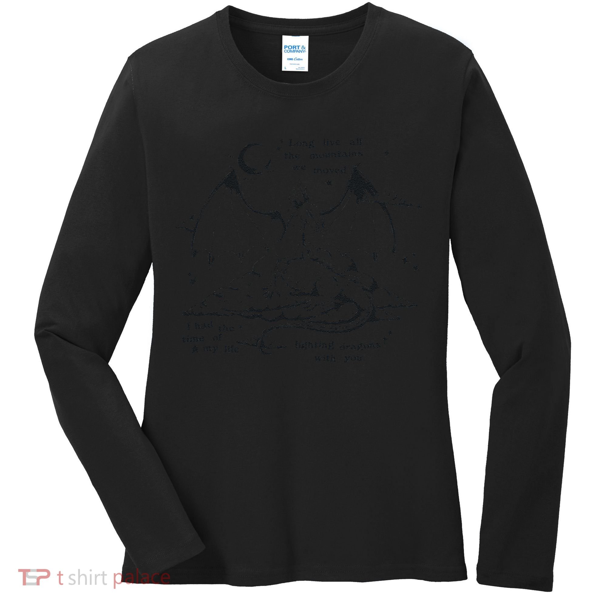 Funny Fighting Dragons With You Speak Now Women's Long Sleeve Shirt