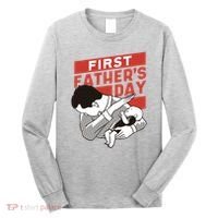 First Father's Day Dab Long Sleeve Shirt thumb 0
