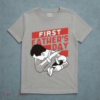 First Father's Day Dab T-Shirt thumb 5