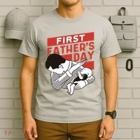First Father's Day Dab T-Shirt thumb 6