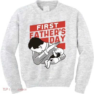 First Father's Day Dab Kids Sweatshirt