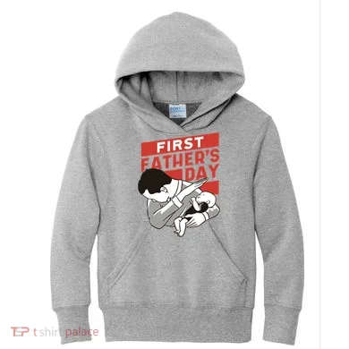 First Father's Day Dab Kids Hoodie
