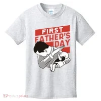 First Father's Day Dab Kids T-Shirt thumb 0