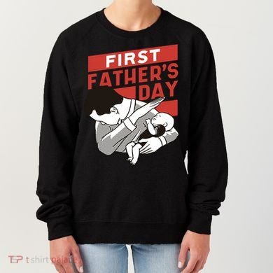 First Father's Day Dab Women's Sweatshirt