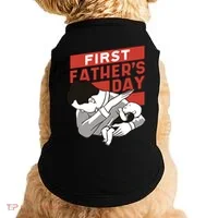 First Father's Day Dab Doggie Tank thumb 0