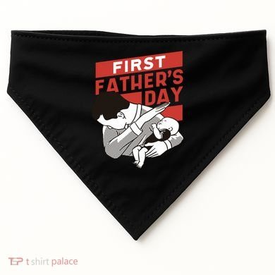 First Father's Day Dab USA-Made Doggie Bandana