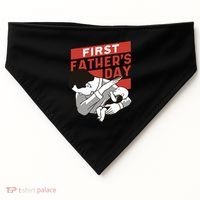 First Father's Day Dab USA-Made Doggie Bandana thumb 0