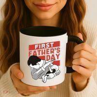 First Father's Day Dab Coffee Mug thumb 3