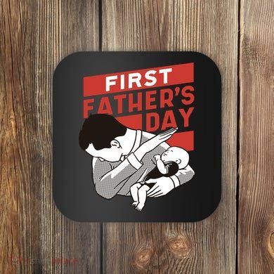 First Father's Day Dab Coaster