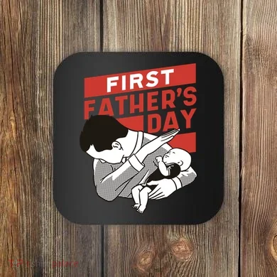 First Father's Day Dab Coaster
