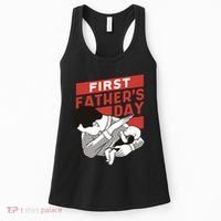 First Father's Day Dab Women's Tank Top thumb 0