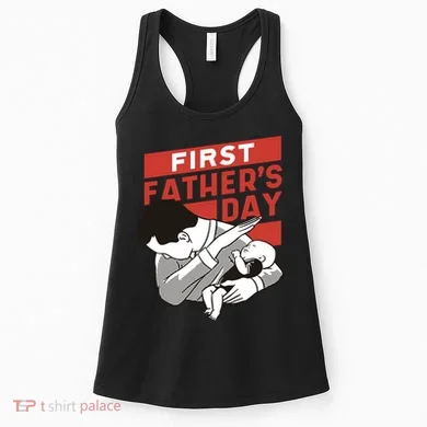 First Father's Day Dab Women's Tank Top