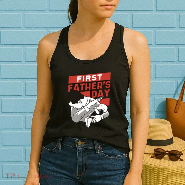 First Father's Day Dab Women's Tank Top