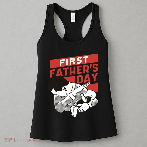 First Father's Day Dab Women's Tank Top