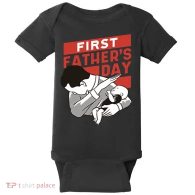 First Father's Day Dab Baby Bodysuit