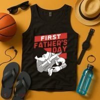 First Father's Day Dab Tank Top thumb 4