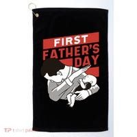 First Father's Day Dab Golf Towel thumb 0