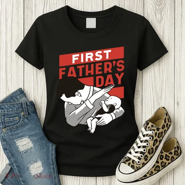 First Father's Day Dab Women's T-Shirt