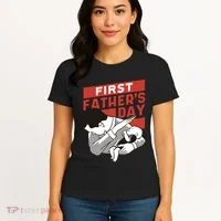 First Father's Day Dab Women's T-Shirt thumb 4