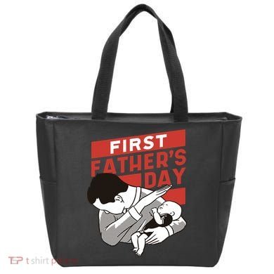 First Father's Day Dab Tote Bag