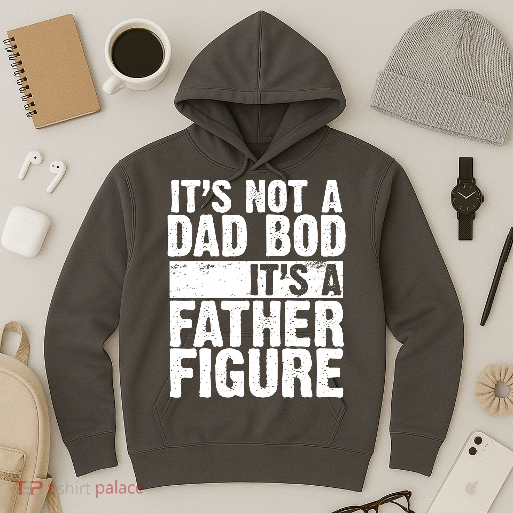 Father Figure Dad Bod Funny Meme Hoodie