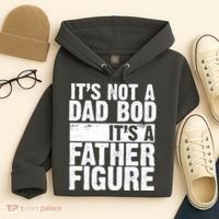 Father Figure Dad Bod Funny Meme Hoodie thumb 4