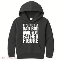 Father Figure Dad Bod Funny Meme Kids Hoodie thumb 0