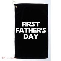 First Fathers Day Golf Towel thumb 0