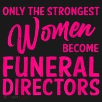 Funny Funeral Director Gift For Women Cool Girl Mortician Apron thumb 3