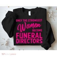 Funny Funeral Director Gift For Women Cool Girl Mortician Sweatshirt thumb 2