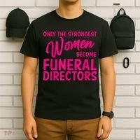 Funny Funeral Director Gift For Women Cool Girl Mortician T-Shirt thumb 6