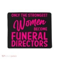 Funny Funeral Director Gift For Women Cool Girl Mortician Mousepad thumb 0