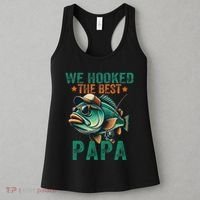 Funny Fisherman Dad We Hooked The Best Papa Women's Tank Top thumb 3
