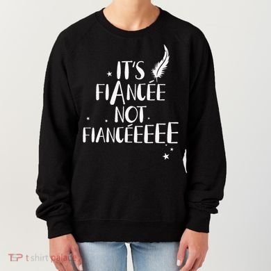Funny FiancéE Engagement Bridal Proposal Wizard Wand Bride Women's Sweatshirt