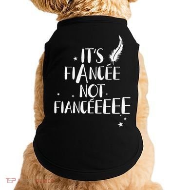 Funny FiancéE Engagement Bridal Proposal Wizard Wand Bride Doggie Tank