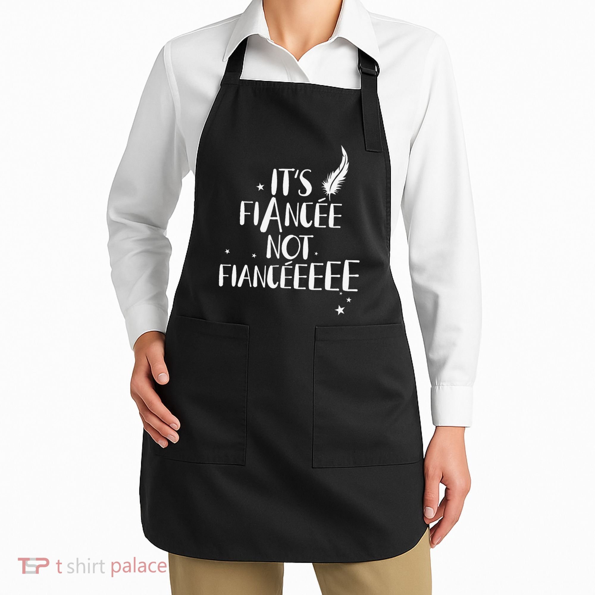 Funny FiancéE Engagement Bridal Proposal Wizard Wand Bride Apron