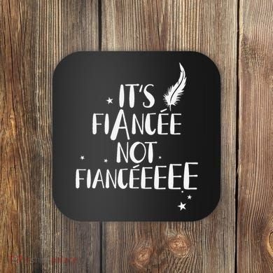 Funny FiancéE Engagement Bridal Proposal Wizard Wand Bride Coaster
