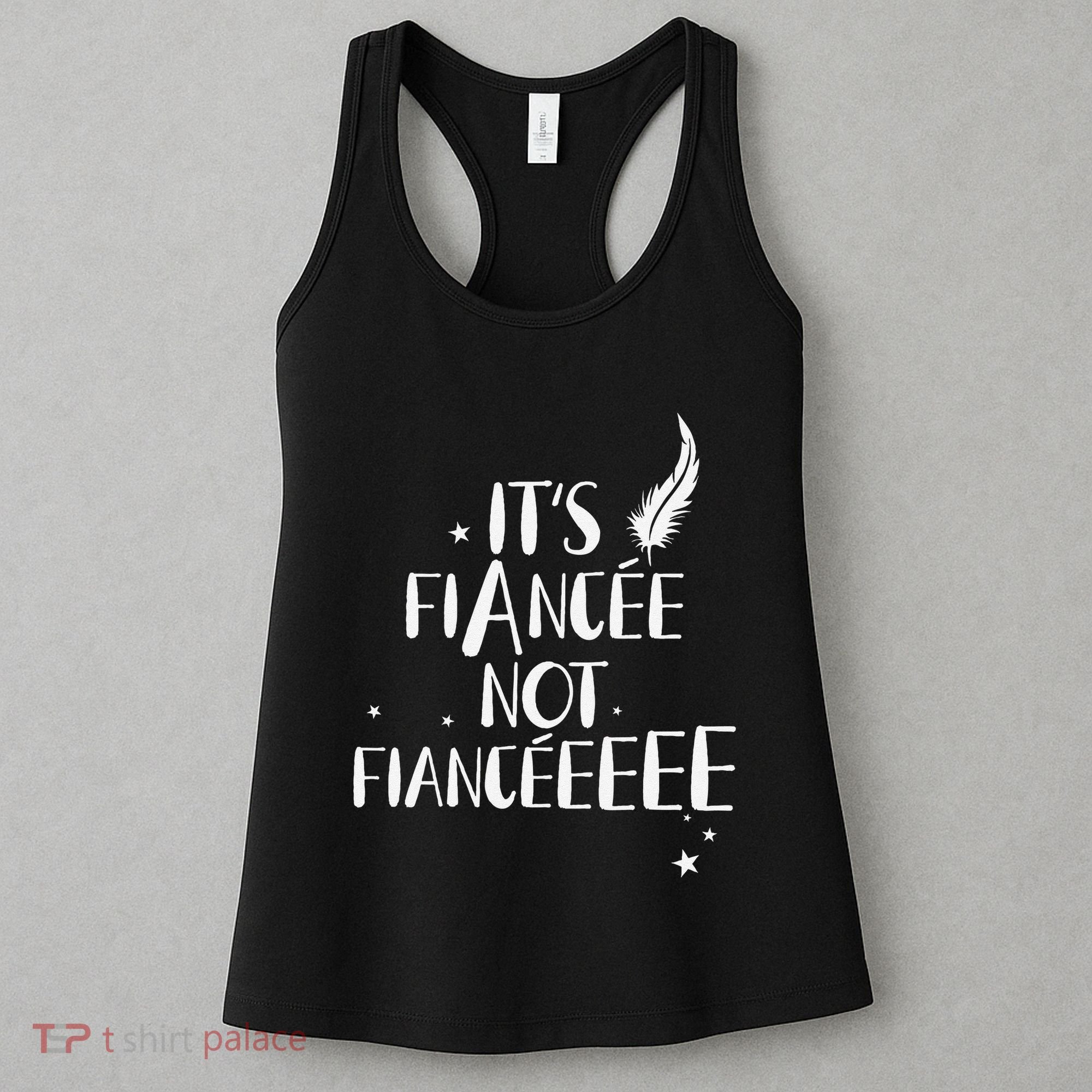 Funny FiancéE Engagement Bridal Proposal Wizard Wand Bride Women's Tank Top