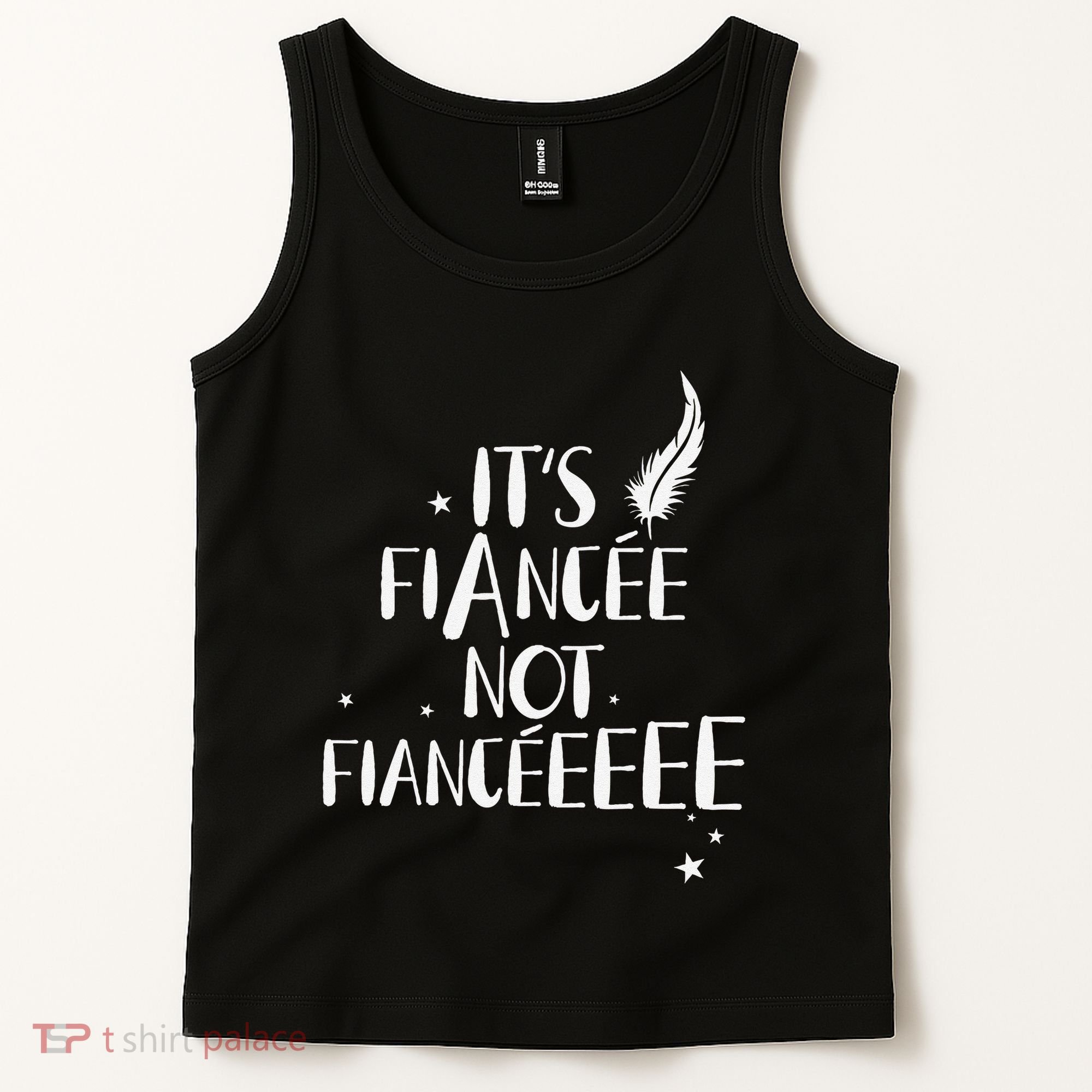 Funny FiancéE Engagement Bridal Proposal Wizard Wand Bride Tank Top