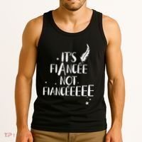 Funny FiancéE Engagement Bridal Proposal Wizard Wand Bride Tank Top thumb 3